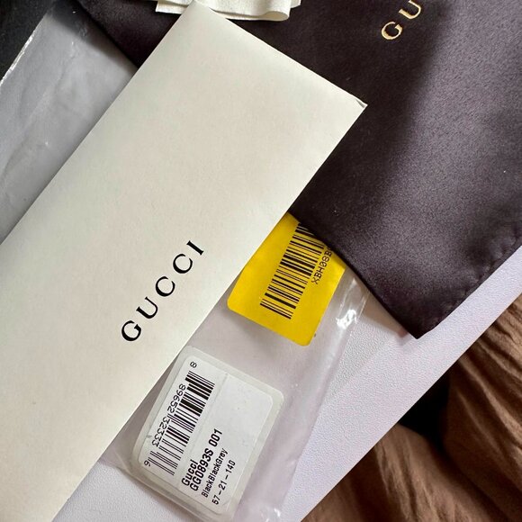 Gucci Horsebit Black Sunglasses GG0893S - Picture 6 of 6